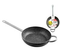 Poêle Antiadhésive Family Stone 34 Cm + Poignée Argent Home