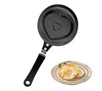Poêle antiadhésive pour œufs - Mini friteuse pour cuisiner, poêle à omelette antiadhésive compacte, poêle de cuisine pour œufs, crêpes, mini crêpes | Convient pour plaques à induction, à gaz et