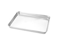 Poêle antiadhésive rectangulaire en acier inoxydable Plaque de cuisson for biscuits Plats à saucisses cuites la vapeur Gril fruits Assiette poisson Ustensiles
