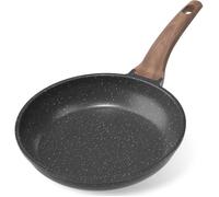 Poêle Antiadhésive-YASHE 20 cm Effet Pierre,Cuisson Homogène, Compatible Tous Feux dont Induction,Idéale Œufs et Pancakes, Sans PFOA