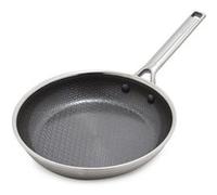 GreenPan Poêle hybride en acier inoxydable anti-adhésif de 24 cm APEX Tri-Ply Thermobond PFAS en céramique, compatible avec les plaques à induction, passe au four jusqu'à 220 °C, passe au