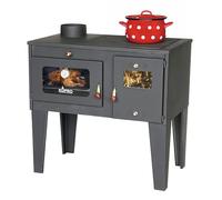 Poêle avec compartiment de cuisson et plaque de cuisson Alegra 6 kW cheminée ...