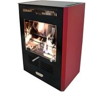 Poêle bioéthanol Mini Ruby 2300 W Bordeaux - sans installation, portable, 1,5 L, autonomie ~6 h