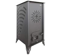 Poêle Biomasse sans électricité Modèle Mini Eco Sol (Pellets-Chenouille). Poêle à granulés sans électricité