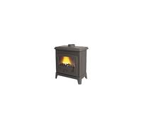 Godin Fonteval Pose libre Bois de chauffage Anthracite, Noir