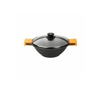 Poêle BRA Braisogona_A272028 Noir et Orange Métal Aluminium Ø 24 cm Ø 28 cm G