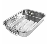 Poêle Carrée 15135 35Cm Acier Inoxydable Rôtissoire Casserole Poêle À Braiser