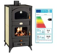 Poêle-chaudière Prity FG W18 R 18 kW four intégré