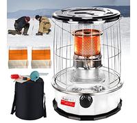 Poêle, chauffage intérieur extérieur, chauffage de brûleur, paraffine 6L avec storabag/noir / 1wick, noir, 3wic