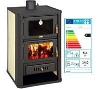 Poêle-cheminée Prity FG W15 four intégré échangeur