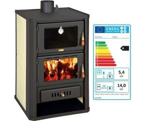 Poêle-cheminée Prity FG W15 four intégré échangeur