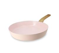 Poele colorama 28cm en aluminium recycle rose induction