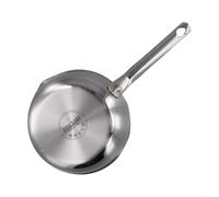 Poêle compacte en acier inoxydable, parfaite pour faire fondre le beurre et la cuisson des œufs, conçue pour verser le désordre (L)