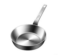 Poêle compacte en acier inoxydable, parfaite pour faire fondre le beurre et la cuisson des œufs, conçue pour verser le désordre (M)