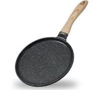 Poêle Crêpière à Crêpes 28 cm avec Revêtement Antiadhésif en Fonte Aluminium - Tous Feux dont Induction gris