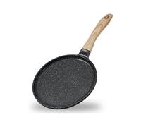 Poêle Crêpière à Crêpes 28 cm avec Revêtement Antiadhésif en Fonte Aluminium - Tous Feux dont Induction gris