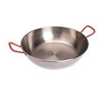 Poele Creuse Acier Poli 34 Cm La Ideal - 3349 Silver G