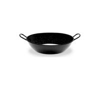 Poêle creuse avec anses Vaello Noir Acier émaillé Ø 28 cm G