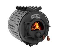 Poêle d'atelier Bruno Mini II avec tôles de protection Quattro