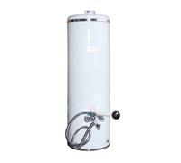 Poêle de bain Wittigsthal - Four supérieur sans pression 100 l - Blanc - avec mitigeur 1250
