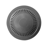 Poêle de Barbecue coréenne en Fer, Facile à Nettoyer, poêle Ronde antiadhésive pour la Cuisine intérieure et extérieure de la Maison