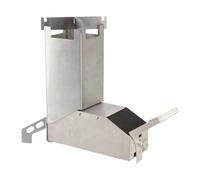 Poêle de camping en bois, poêle à fusée de camping, Réfacteur de chauffage de camp en acier inoxydable pour cuisson extérieure, Poêles de charbon de bois, amovibles, avec un sac de transport pour le r