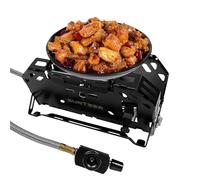 Poêle de camping portable à l'épreuve du propane pliable 2400 W, léger pour sac à dos avec étui de transport et activités de plein air