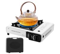 Poêle de camping | Système d'allumage électronique avec une fonction de contrôle de contrôle pour le camping. Renvre le brûleur de cuisson en camping rapide - Alibiteur portable réglable léger et faci