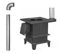 Poêle de chauffage rural Poêle Cuisinière extérieure (42x42x45cm)