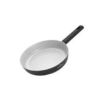 SWISS HAUS - Poêle à Frire Speiez Castle Collection SH-SCFP32B - Tous Feux dont Induction - Aluminium Forgé - Revêtement Céramique Antiadhésif - 32cm Noir - Grande Capacité de Cuisson
