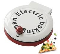 Poêle de cuisson électrique, machine à pizza 1000 W, chauffage double face, four portable d'intérieur 4 en 1, machine à crêpes et omelettes, 20,3 cm