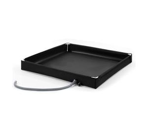Poêle de douche portable, bac de douche de camping, base de bain pour sac à dos, support de douche temporaire léger, bac pliable avec tuyau de vidange, pour camping-car, en extérieur et intérieur