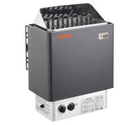 VEVOR Poêle de Sauna Électrique Portable, 8 kW, 400 V 3 N, avec Minuterie 3 h, Contrôleur Intégré, 110℃ Max, pour Sauna 8-12 m³, Utilisation Commerciale de Douche de Spa Hôtel, Pierres Non Incluses