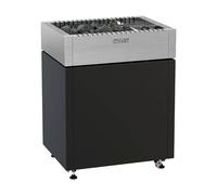 Poêle de sauna Harvia Qube Combi 10 kW | commande séparée requise | QU100SA noir