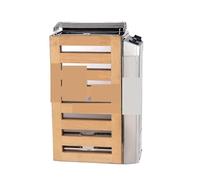 Poêle de sauna, Petit poêle de sauna domestique en acier inoxydable, tube chauffage, contrôle interne, à vapeur, équipement salle Poêle de sauna(N3K/22in)