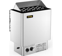 Poêle de sauna VEVOR Sentiotec 9KW poêle électrique 380V-415V poêle de sauna en acier inoxydable pour une pièce de sauna de 9-13 m³ 2 modes