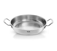 Fissler Original-Profi Collection Poêle à Servir en Acier Inoxydable (Ø 28 cm, 3,0 l), Poêle Ronde, Bord Haut, Non Revêtue - Compatible Induction, Argenté