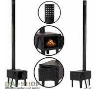 POÊLE DE TENTE MILITAIRE COMPLET BW ARMÉE FOUR CHEMINÉE FONTE CAMPING OUTDOOR...