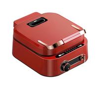 Poêle électrique 1800 W, Poêles à Frire D'intérieur Sans Fumée, Cuisinière Multifonction, Poêle électrique, Avec Une Capacité De 3 L, 3 Modes De Cuisson Pour Frire, Bouillir Et Cuire à La Vapeur red