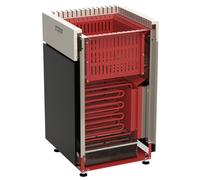 Poêle Électrique Harvia Qube 105 10.5 kW | contrôleur séparé requis | HQU1054M