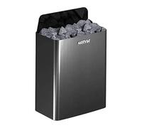 Poêles de sauna Harvia The Wall Black E 1/3-phase 6.0 kW | commande séparée requise | HSWE600400M