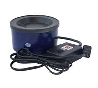 Poêle électrique Melting Pot 250 W - Cuillère à colle chaude professionnelle for kératine, idéale for la création de fleurs en soie et les extensions de cheveux - Prise UK/EU/US, bleue