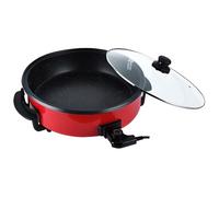 Poêle Électrique Multifonction - Royal Swiss - 42 cm - 1500W - Rouge - Tous feux sauf induction