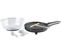 Poêle électrique pour pop-corn et crépiêre 800 W/Ø 20 cm [Rosenstein & Söhne]