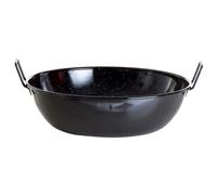 Poêle Émaillée Ø 30 Cm Avec 2 Poignées, 4,5L Volume : Gaz, Four, Flamme