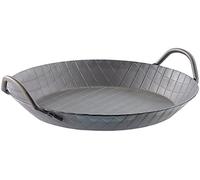 Poêle en acier carbone à 2 poignées - Ø 28 x 3,5 cm [Tornwald-Schmiede]