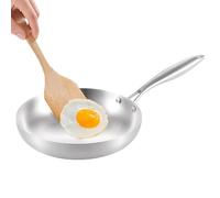 Poêle en acier inoxydable, poêle profonde, poêle à frire résistante au four | Acier inoxydable Triply Steak, rôtir des œufs à steak, œufs de poêle épais, toutes les méthodes de cuisson, utilisation