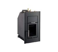 Poêle en faïence Leda Diamant H100 W 12,5 kW Hydro ohne Vorbereitung für LEDATRONIC