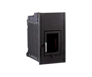 Poêle en faïence Leda Diamant H20 10 kW vorbereitet für LEDATRONIC