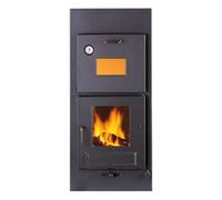 Poêle en faïence Leda Gourmet H71 10 kW vorbereitet für LEDATRONIC